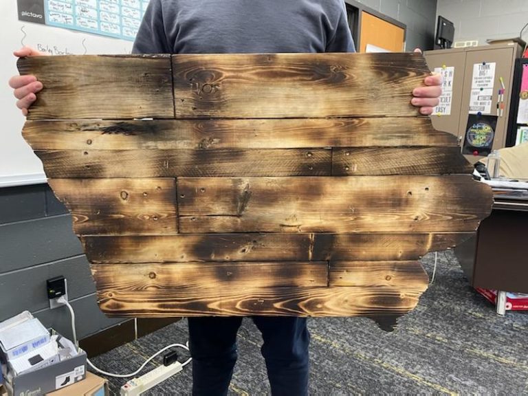 Iowa Wood Pallet Wall Decor West Marshall CSD