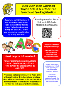 Preschool Pre Registration Flyer ALL YEARS (1)